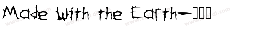 Made with the Earth字体转换